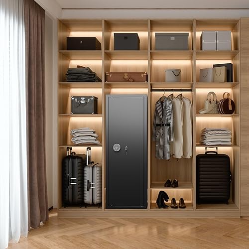 Miniatura 2 de Pataku Caja fuerte para rifle de pistola 8-10, para rifle y pistolas caseras, cajas fuertes grandes para el hogar y escopeta, escopetas de acceso