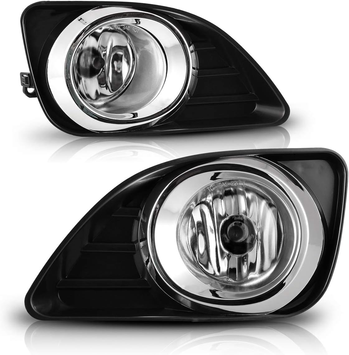 AUTOWIKI Fog Lights for 2010-2011 Toyota Camry (Not fit Hybrid/SE models) 2PCS OEM Replacement Fog Lamps