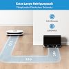 Midea M6 Robot Vacuum Cleaner with Wiping Function 2-in-1 Vacuum Cleaner Robot LiDAR Navigation 140 min Running Time Mop Robot 2000 Pa Robot Vacuum Cleaner with 3 Maps App Control Ideal for Pet Hair Carpet Hard Floors