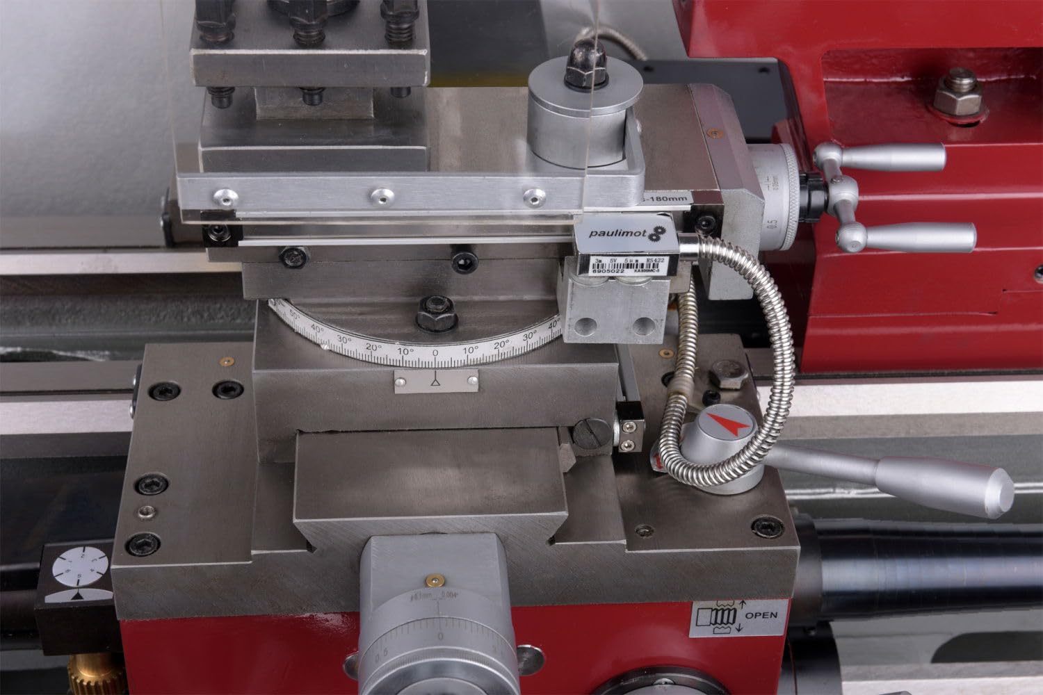 PAULIMOT Drehmaschine PM3800 mit 400 Volt Motor und Messsystem