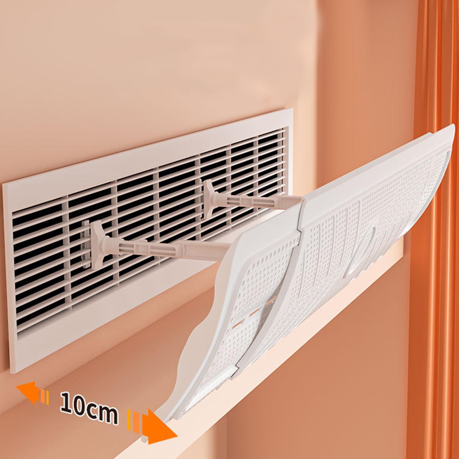 Desviador de Aire Acondicionado, Evita Corrientes en Parabrisas, Cobertura Ajustable Redireccionadora para Registros de Techo y Pared en Dormitorio y Sala de Estar