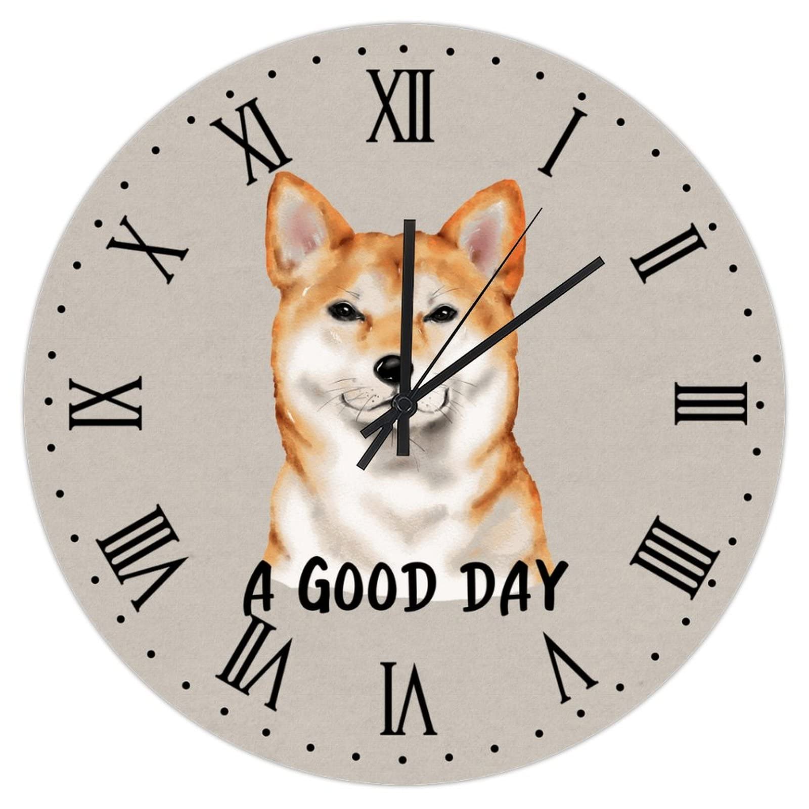 Horloge murale en bois rétro rustique 30,5 cm A Good Day Hokkaido