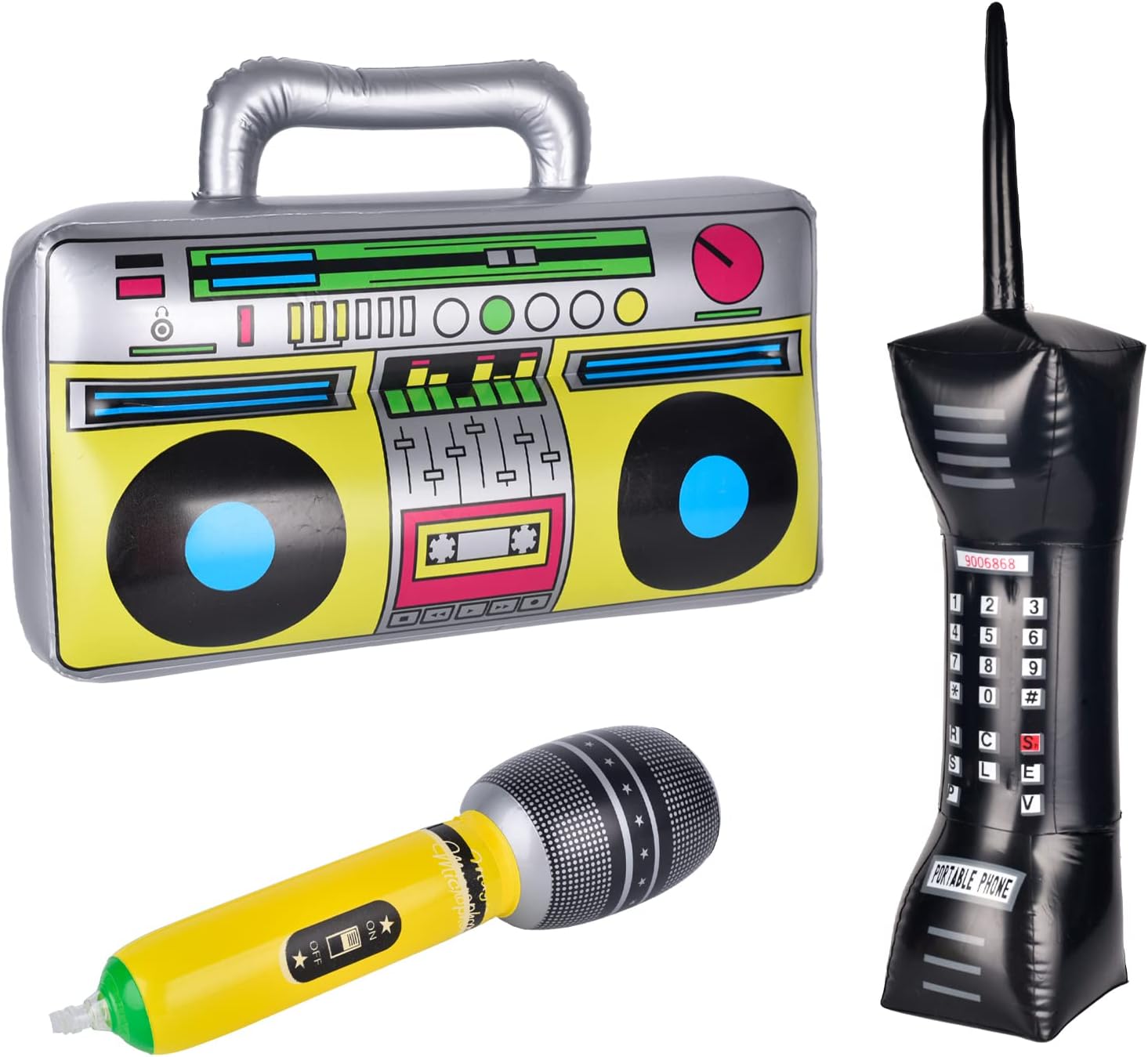 AYRXG Inflatable Boom Box 90s Phone Prop Inflatable Mobile
