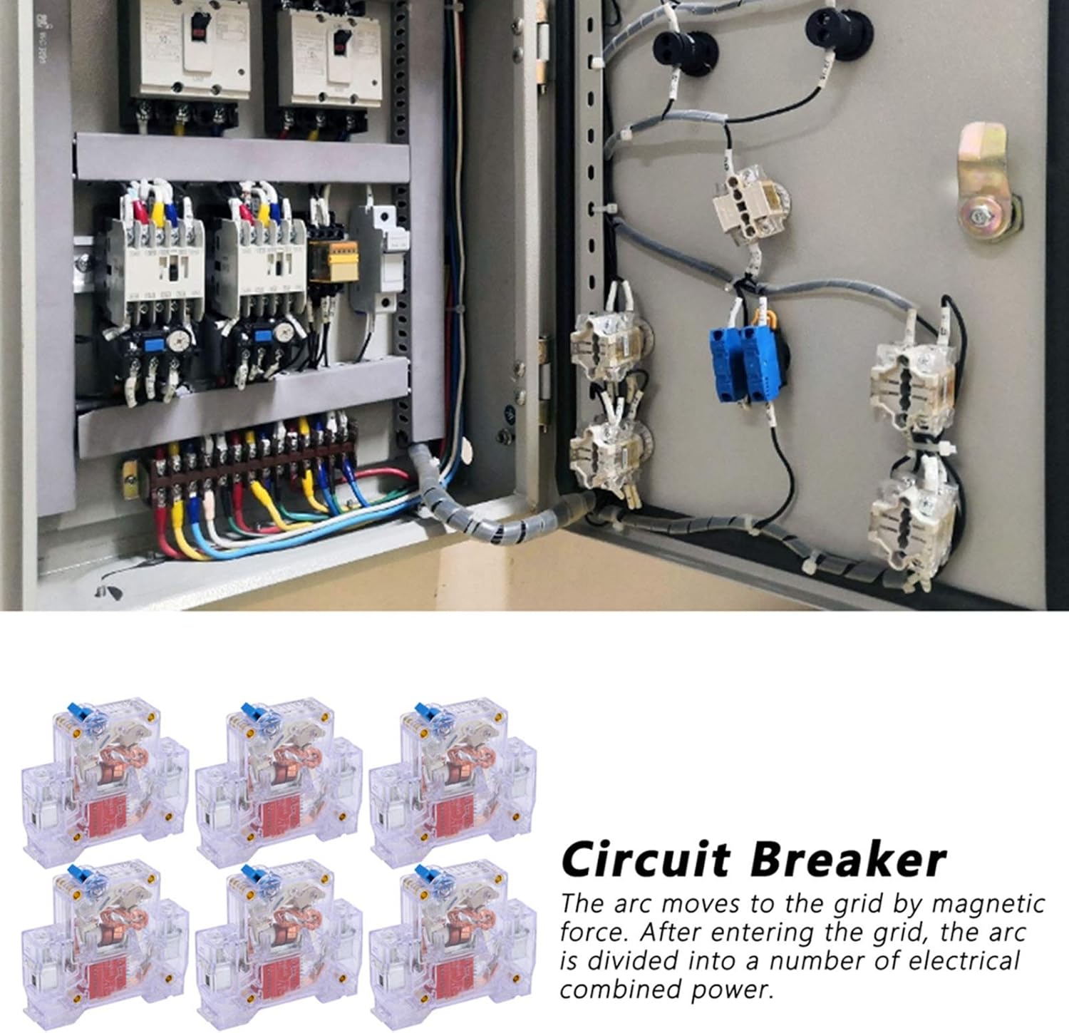 01 Circuit Breaker, Transparent Circuit Breaker Air Switch for Circuit