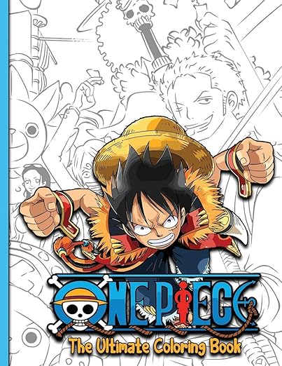 One Piece Coloring Book: The Ultimate coloring book for Kids Teens and ...