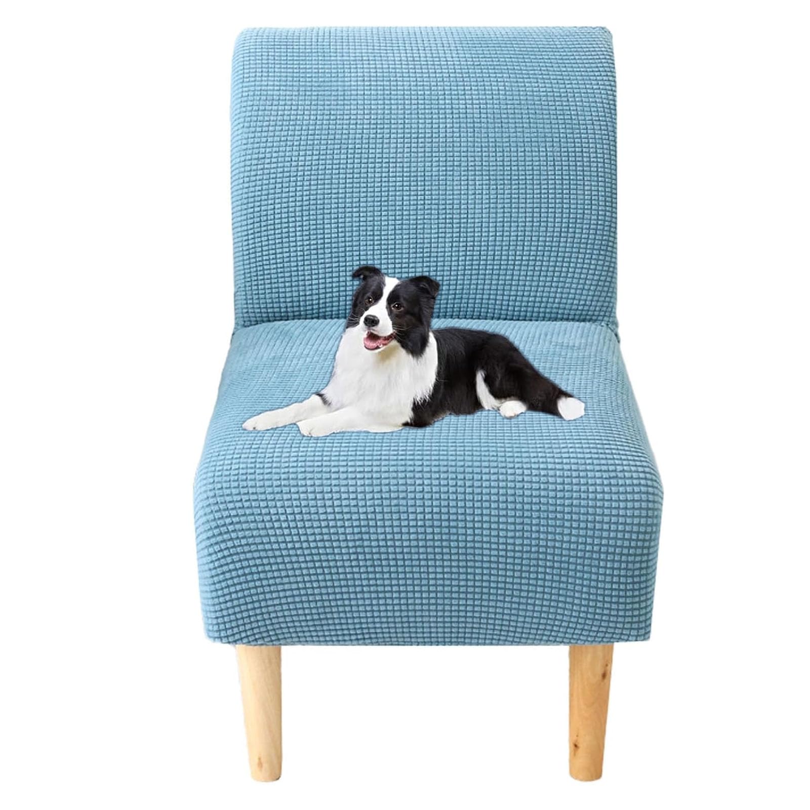 Housse de chaise extensible amovible et élastique pour protéger un fauteuil