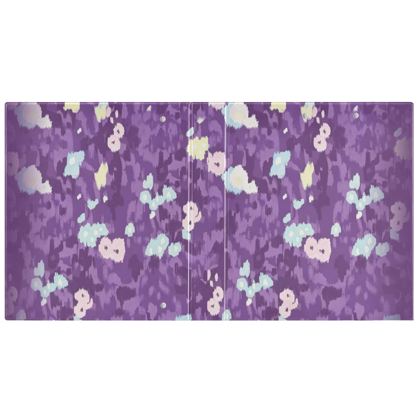 Raccoglitori per quaderni da 1,5", texture maculata viola