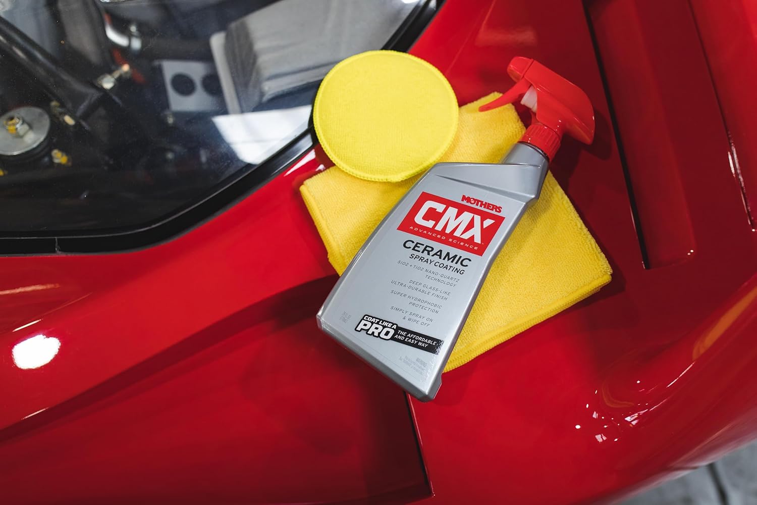 Mothers CMX Ceramic Spray Coating, 24 oz. – Advanced SiO2 + TiO2 Protection, User-Friendly, Professional Grade, Ultra Durable Long-Term Protection, High Gloss Super-Hydrophobic Finish (01024) - Image 8