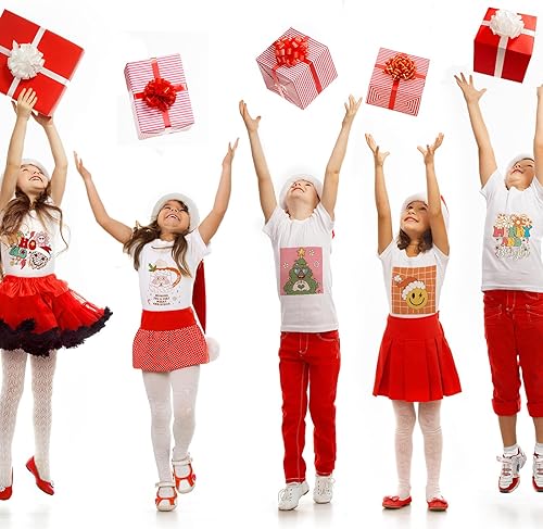 Miniatura 7 de 36 calcomanías bohemias de Navidad para planchar con copos de nieve, nieve, árbol de Navidad, apliques de transferencia de calor, parches retro para