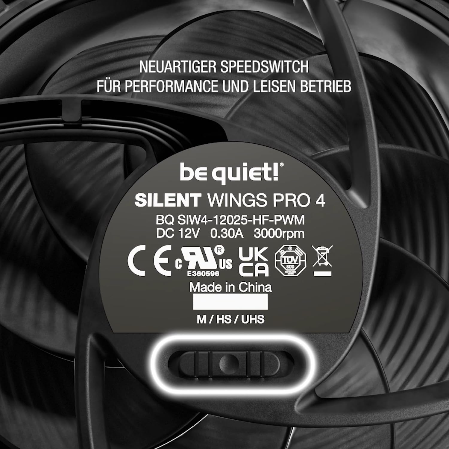 be quiet! Silent Wings 4 140 mm PWM Wentylator, zoptymalizowane łopatki wentylatora, wyjątkowo wysoka wydajność, maksymalne ciśnienie powietrza, niemal bezgłośna praca,