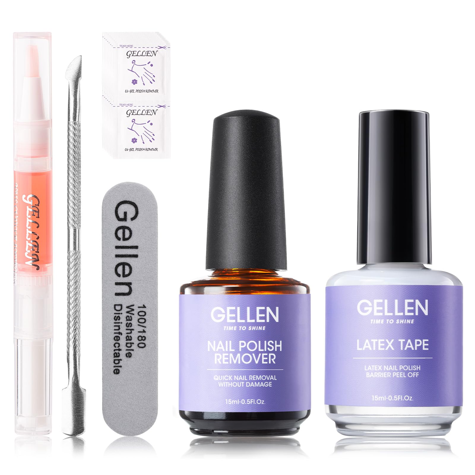 Amazon | Gellen ジェルネイルリムーバー 15ml＋爪周り保護ジェル 15ml