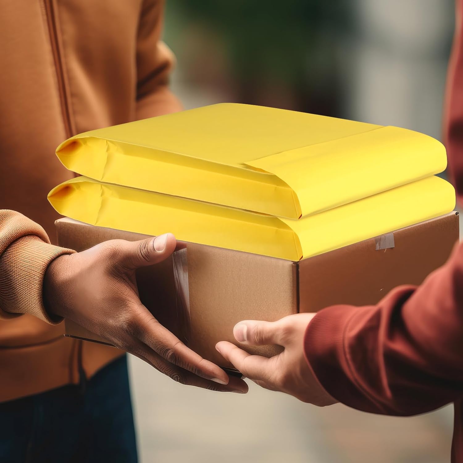 25 Pcs Catalog Envelopes Large Kraft Envelopes 10 x 15 Inches Large Mailing for Office Home Documents Magazines Photos Storage Organizing(Light Brown) - Image 6