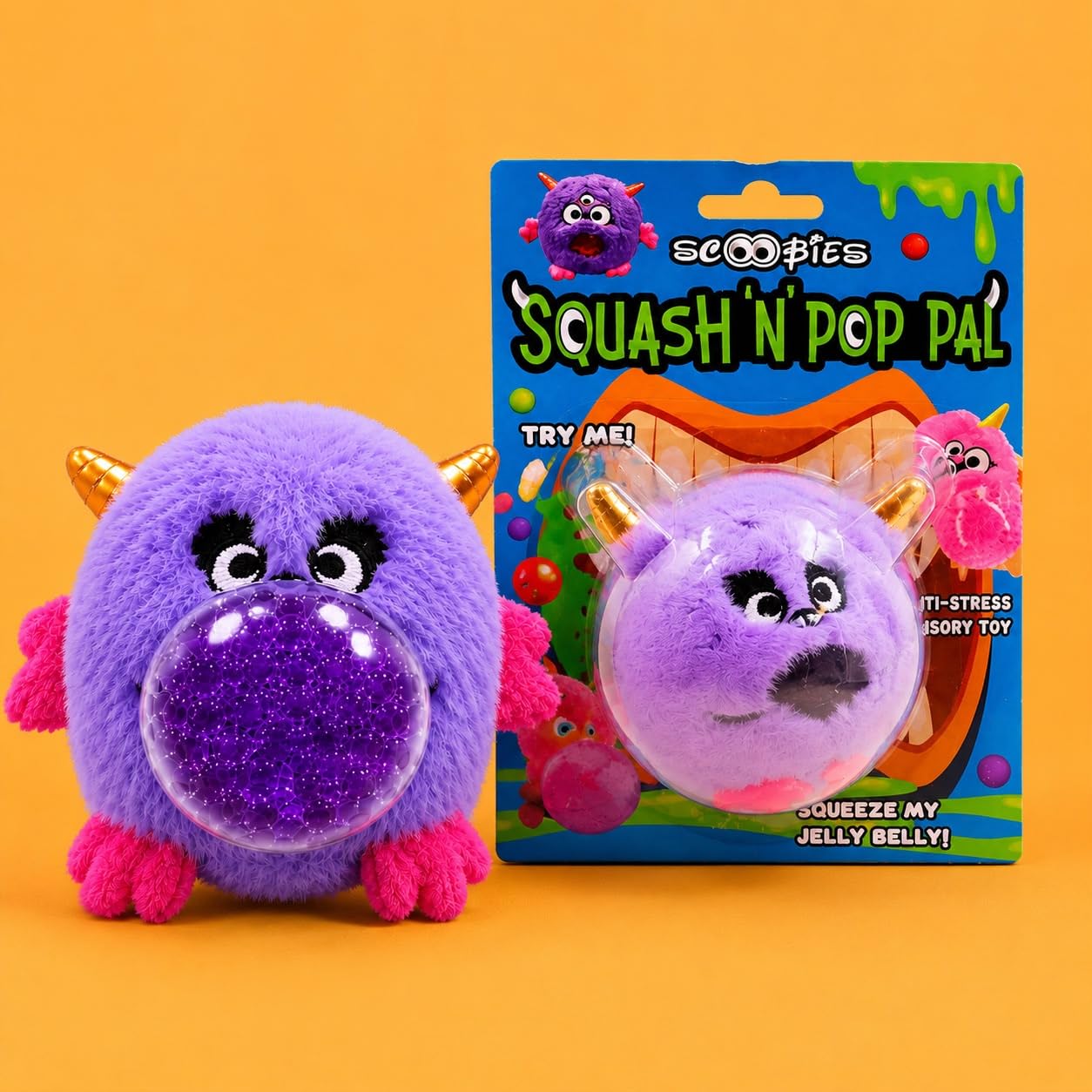 Squash 'N' Pop Pal Monster | Monster Design, Pop & Squash Toy-image-6