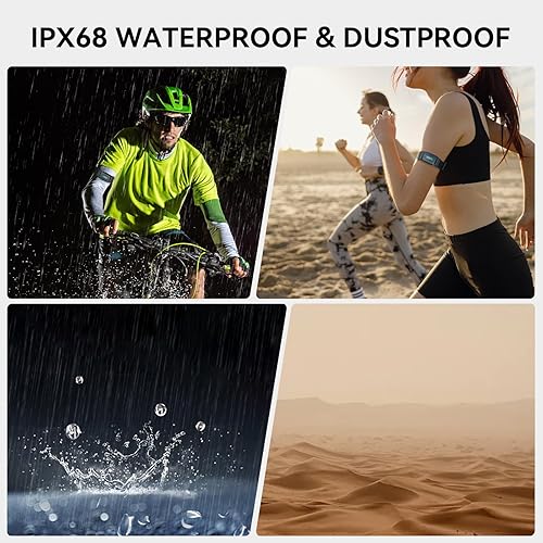 Miniatura 5 de XOSS BBP Heart Rate Monitor Armband with Bluetooth5.0 & ANT+, IPX68 Waterproof & Rechargeable 60Hour Battery Life Monitor Watch for Exercise