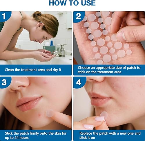 Miniatura 6 de ZIHYO Parches eliminadores de verrugas, 144 piezas de hidrocoloide rápido y eficaz parche de eliminación impermeable para toda la piel, seguro y