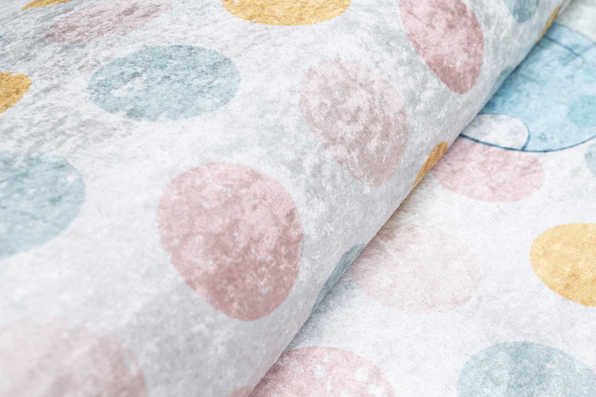 TAPISO Emma Alfombra Antideslizante de Habitación Infantil Juvenil Dormitorio de Niño Bebé Diseño Moderno Dinosaurios Multicolor Patrón Impreso Sin Pelo Suave 80 x 150 cm