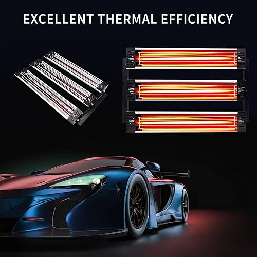 Miniatura 7 de DATOUBOSS Lámpara de curado de pintura infrarroja de onda corta Lámpara de pintura infrarroja de 3000 W para cabina de pintura reparación de