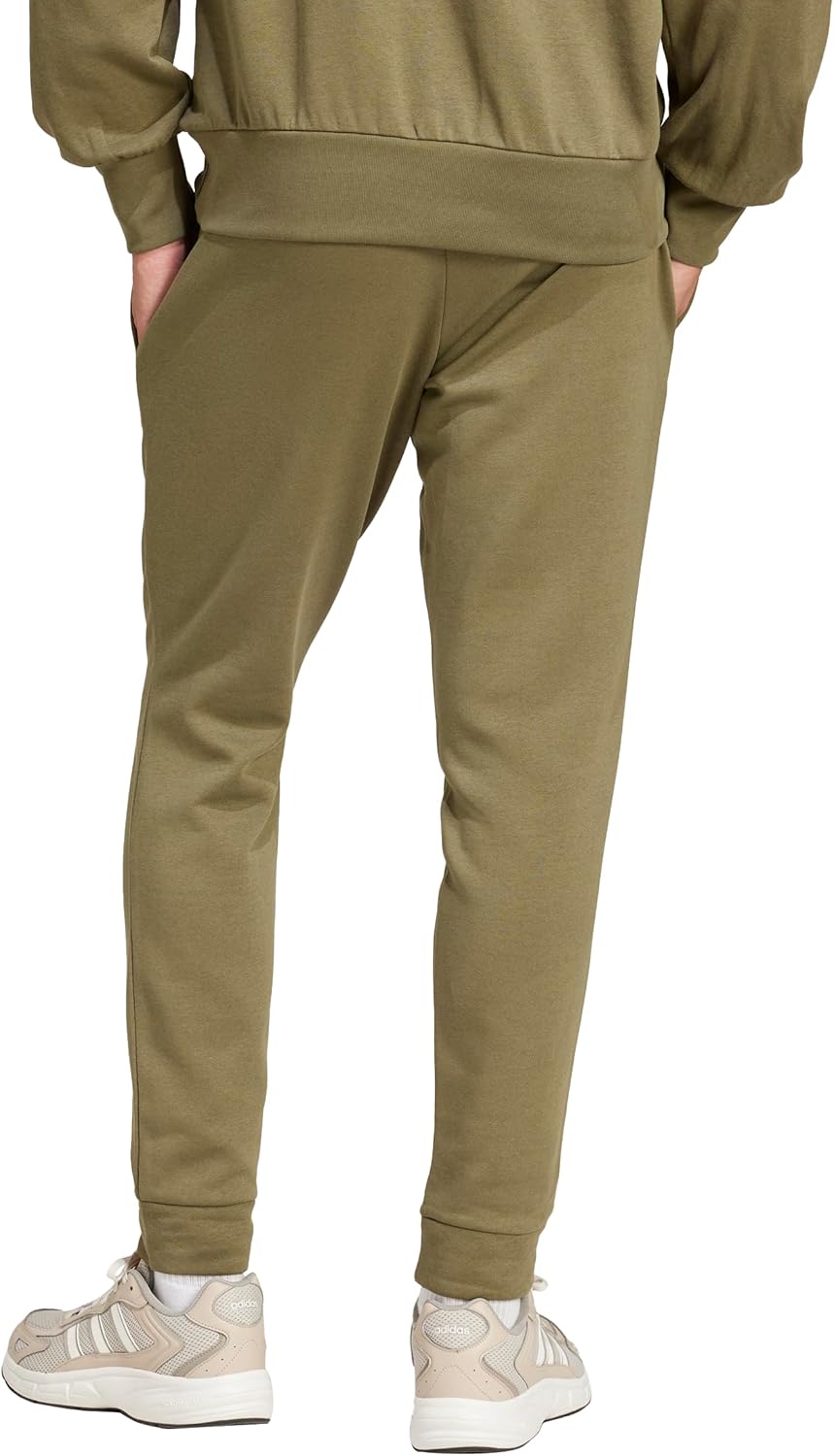 adidas Mens Essentials Feel Cozy Fleece Pants - Image 3