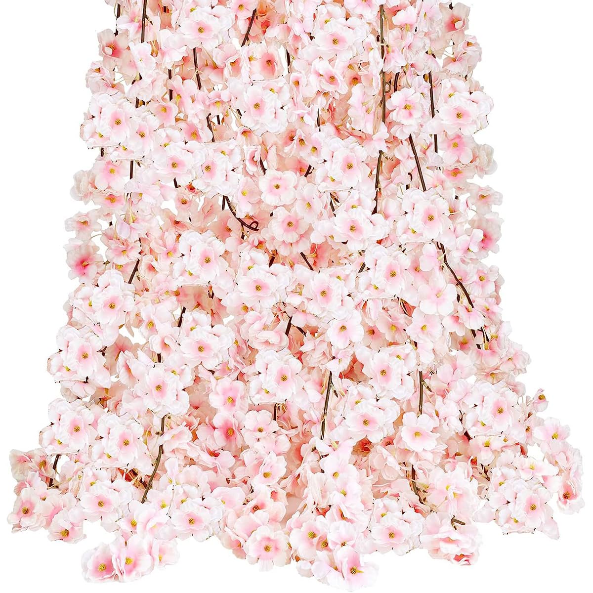 Amazon｜花 造花 桜 吊り下げ 桜の花 造花 藤の花 ピンク 4本入 長さ