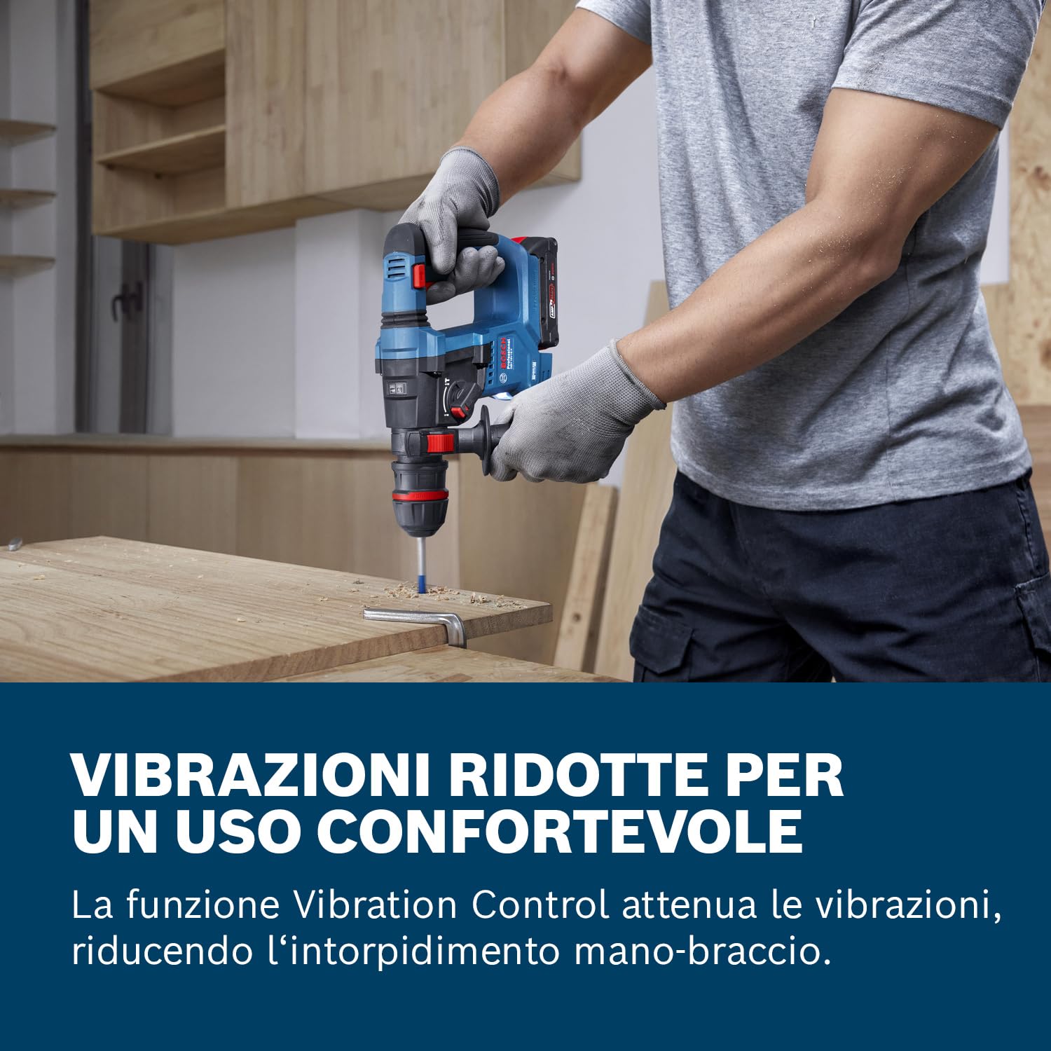 Bosch Professional 18V System Martello perforatore a batteria GBH 18V-18 (SDS Plus)