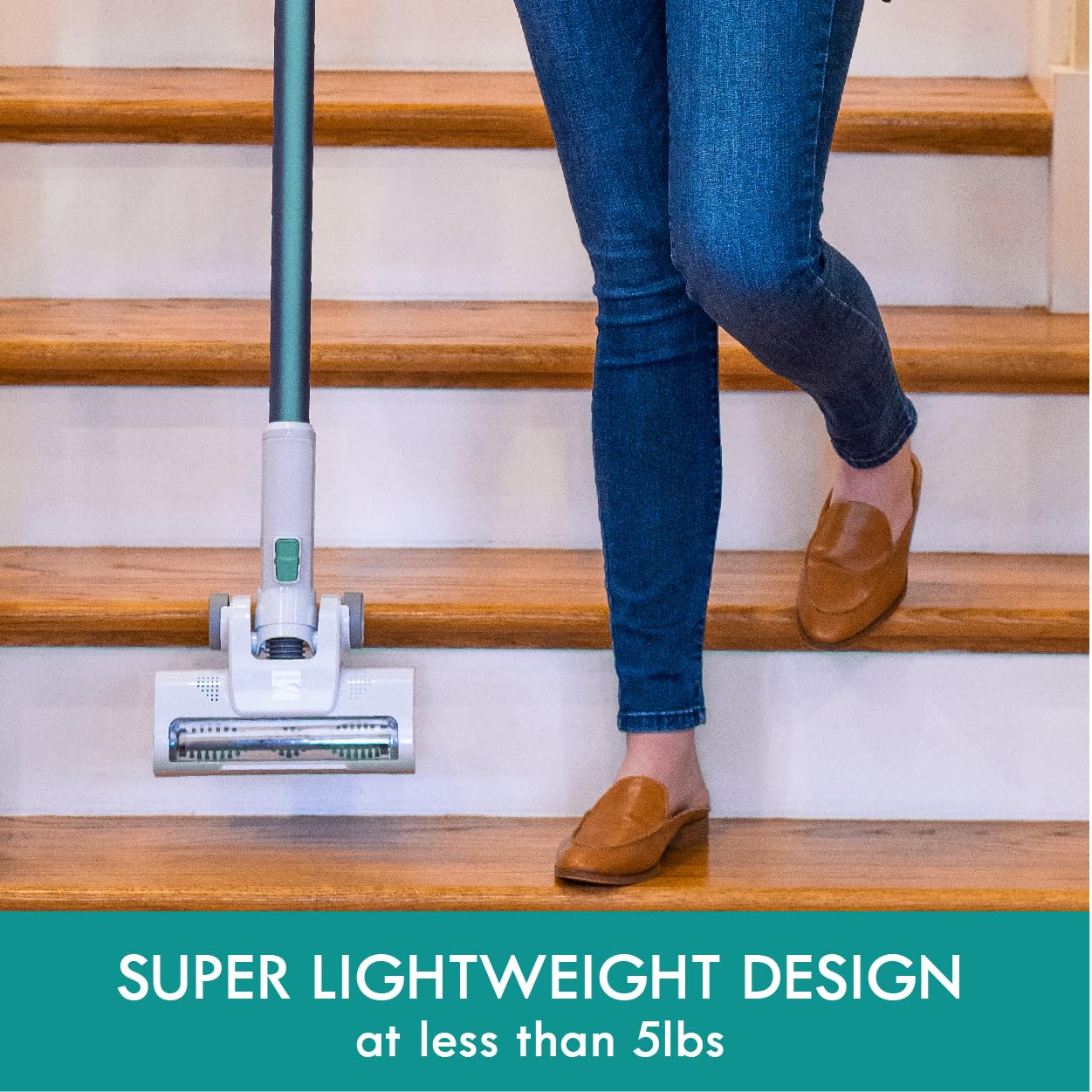 Kenmore DS4020 Cordless Stick Vacuum Lightweight Vacuum Cleaner 2-Speed Power Suction LED Headlight 2-in-1 Handheld Vacuum for Hardwood Floor, Carpet & Dog Hair view 3
