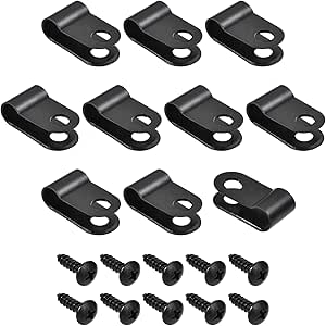 Amazon.com: Rebower R-type Cable Clips Wire Management Clamp (with ...