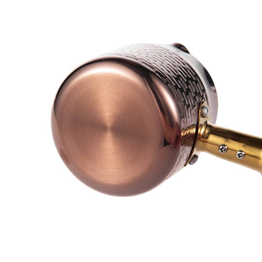 ステンレス製ソースパン、IH対応、400ml、目盛付き、アンティークゴールド色、 Amazon | IMEEA ミルクパン 片手鍋 18-10ステンレス ソースパン