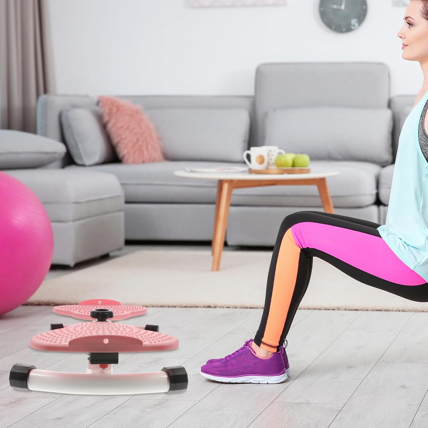 1pc Twisting Waist Disc Fitness Device Household Wriggled Plate for Core Strength Exercise Burns Calories Stability for Home Use and All Ages