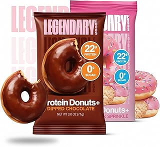 Legendary Foods High Protein Donut Bundle | Dipped Chocolate & Frosted P...