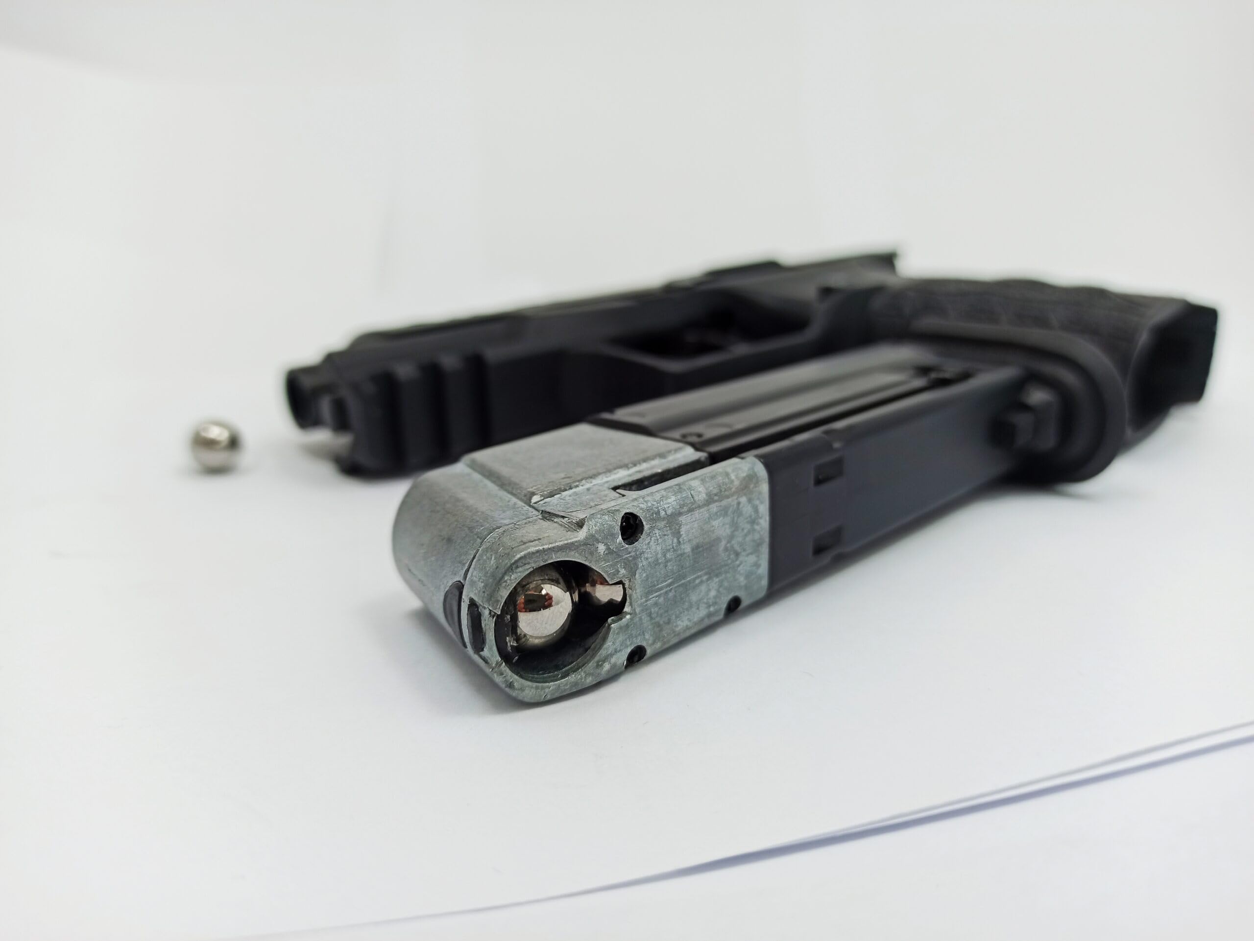 TECH23 150x Steel Shot Premium Chromstahlkugeln Kaliber .43 – 5,5g Schwere Präzisions-Stahlkugeln für T4E RAM Markierer (Glock 17, Walther PPQ, SFP9, PDP) – Ideal für Plinking & Home Defense