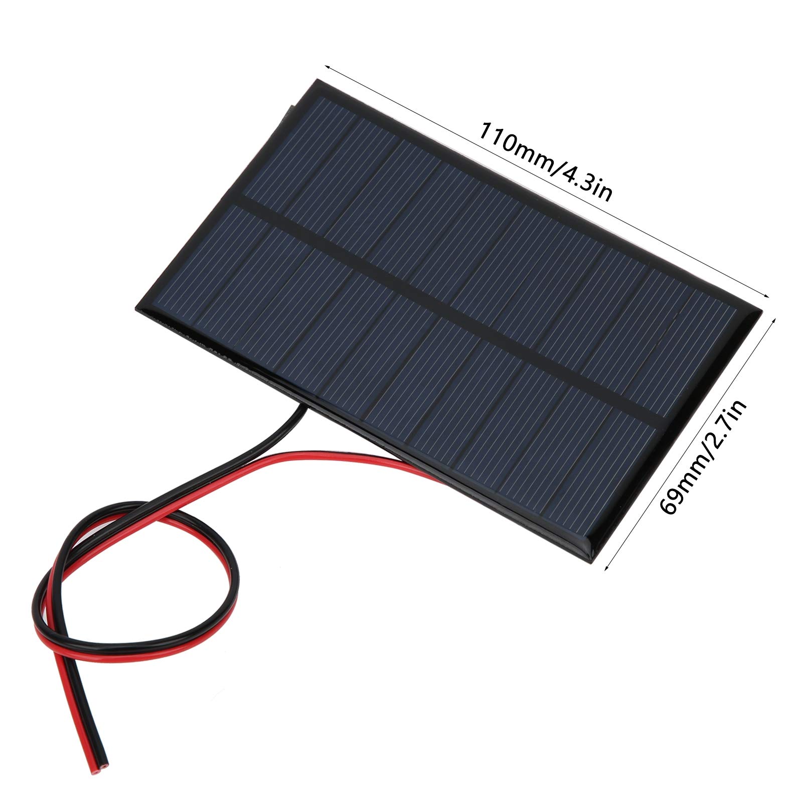 Zonnepaneel, 4 STUKS 0.6 W 6 V Mini Zonnepaneel Module Fotovoltaïsche Zonnecellen Outdoor Compressie Weerstand Camping Batterij Oplader DIY Onderdelen (3.5x2.4in