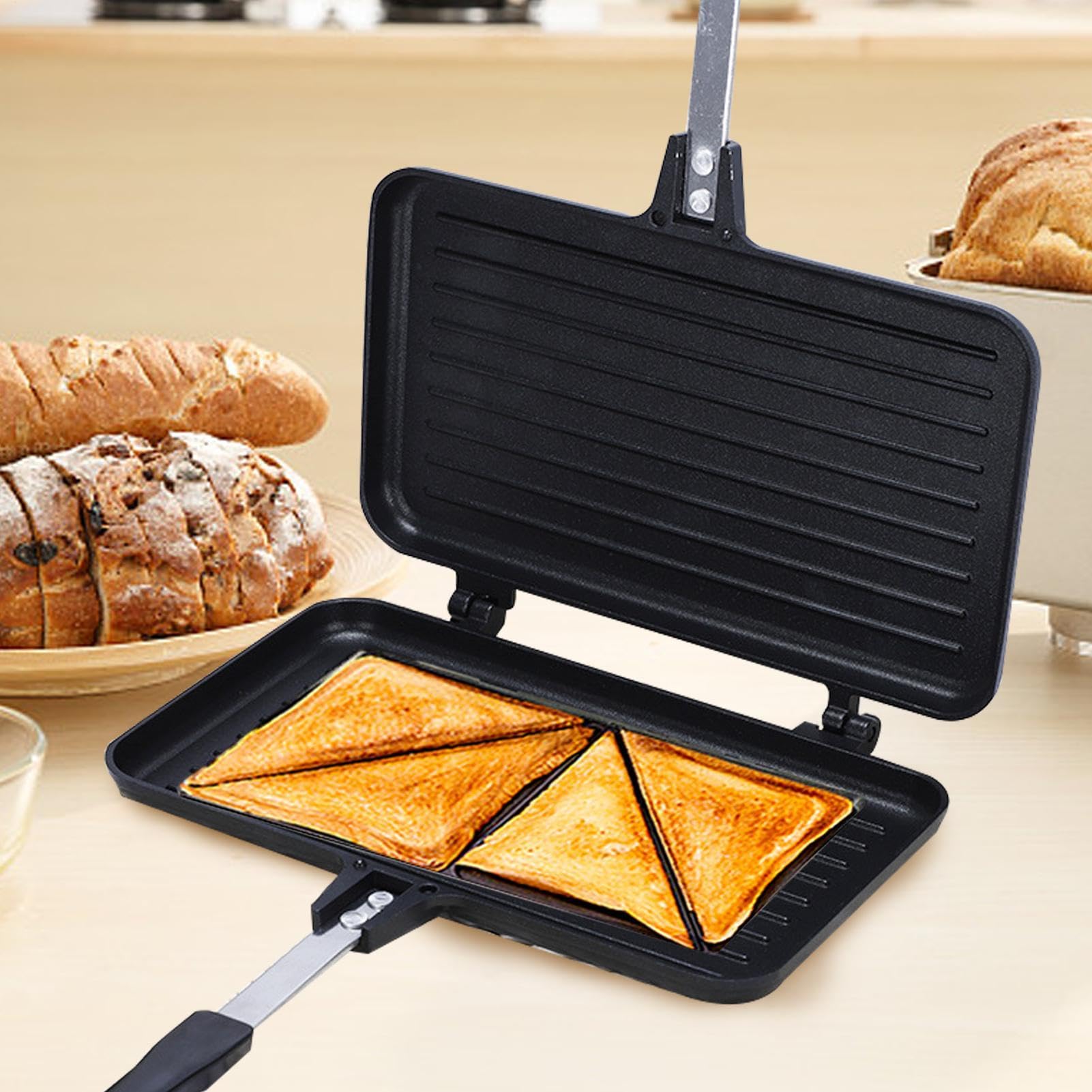 Amazon | ホットサンドメーカー サンドイッチパニーニメーカーパン