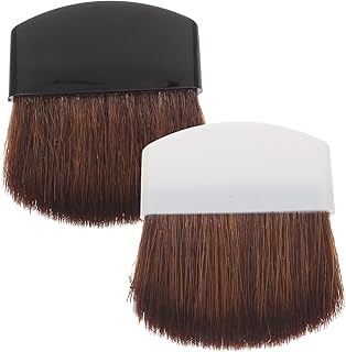 SAFIGLE Juego de 2 brochas portátiles para ru...