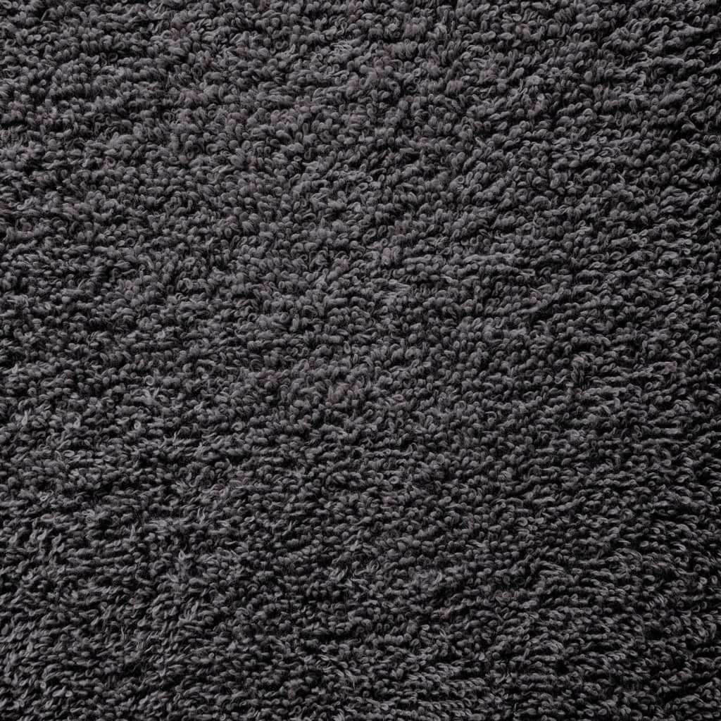 vidaXL Asciugamani Premium SOLUND 4 pz Antracite 50x100 cm 600 g/m²