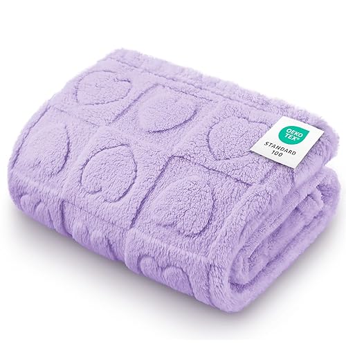 Luciphia Small Dog Blanket Washable Pet Bed Cover Soft Fluffy