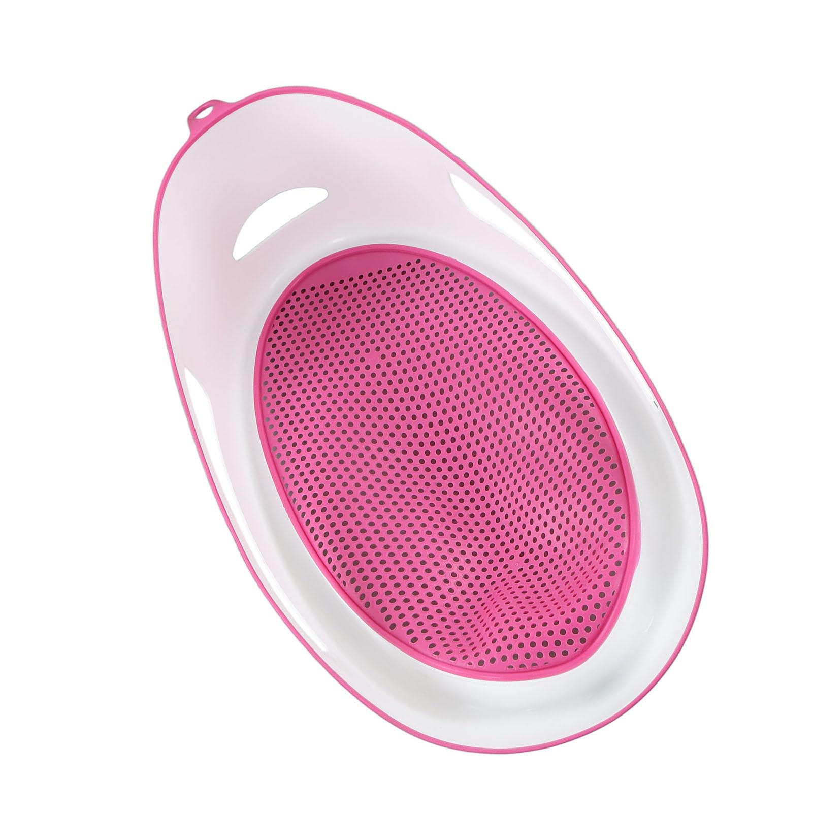 Cryfokt Baby Bath Tub Support TPE Soft Silicone Safe Comfortable for (PINK)