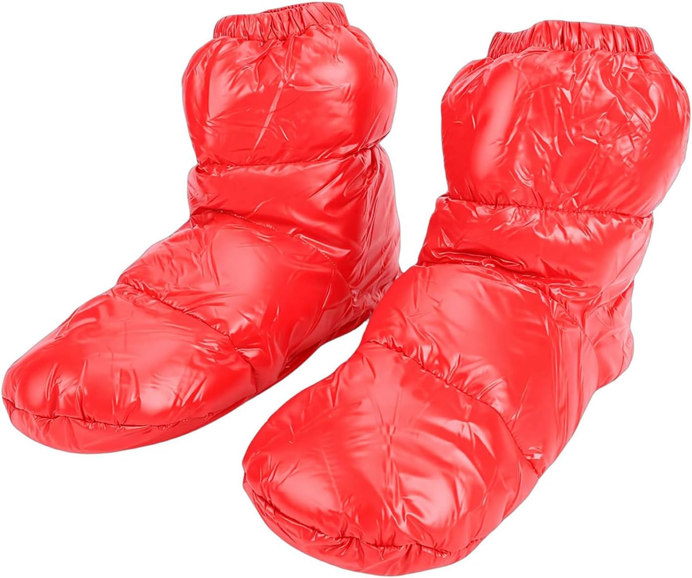 Down Booties Warm Socks, Soft Cozy Winter Camping Booties Sleeping Sock, Camp Sleeping Bag Tent Down Slippers Foot Warmer for Men & Women Home Outdoor Camping