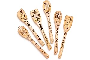 Riveira 6-Piece Wooden Spoons: A Heartfelt Valentine's Day Gift for Her