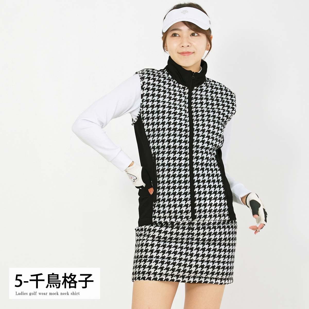 ゴルフウェア レディース ダウン上下セットアップ ダウンジャケット