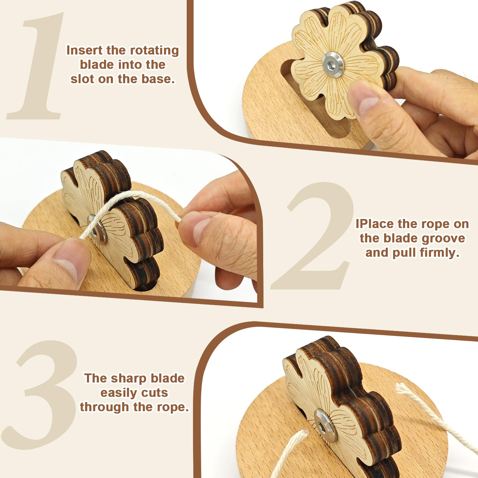Floral Thread Cutter - Extend Blade Life & Secure Grip -5