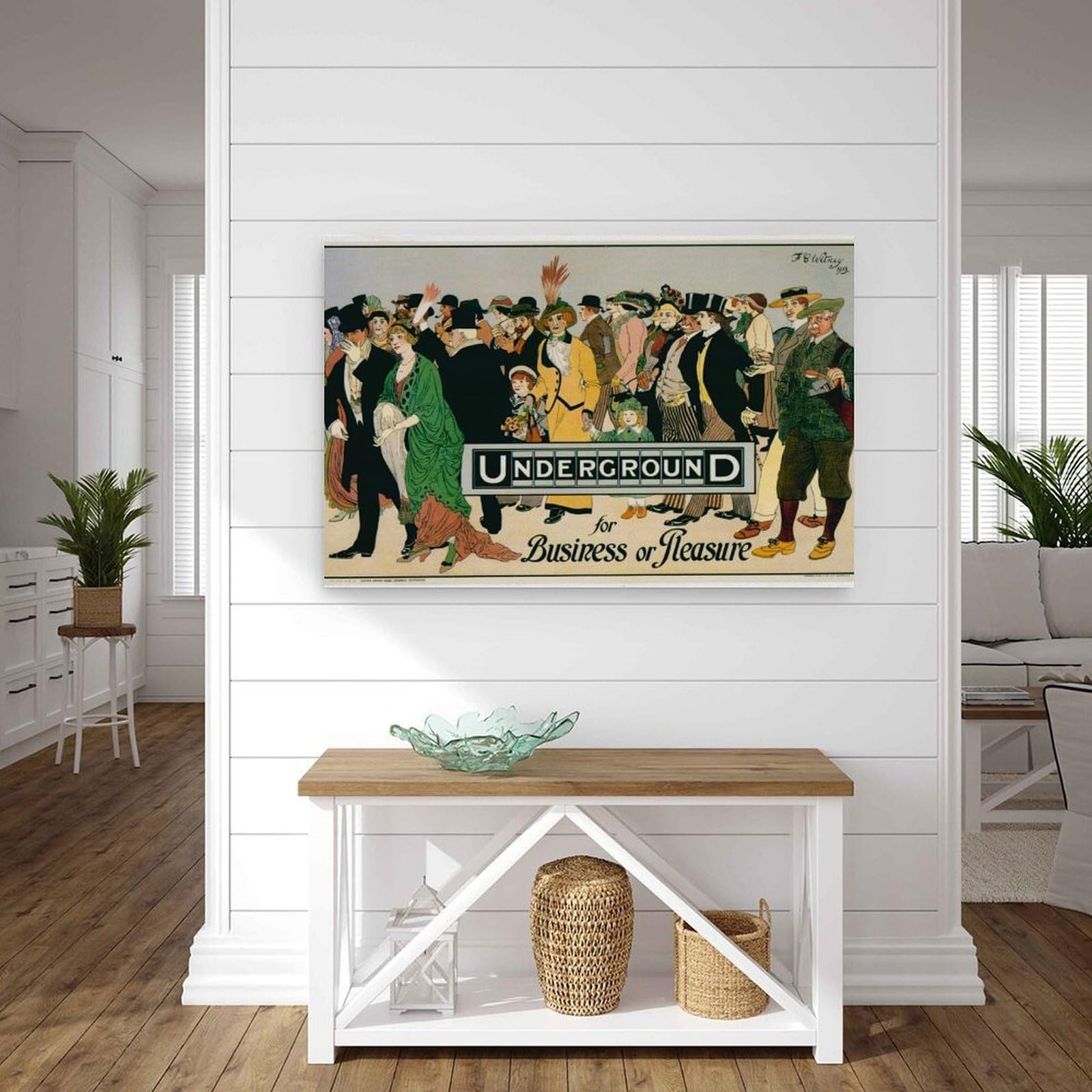 UNDERGROUND for Business Or Pleasure Poster Stampa su Tela Decorazione Pittura Soggiorno Arte Murale Camera Da Letto Pittura Pittura Moderna Home Boy Camera Stampa Pittura Ragazze Vacanze Wan