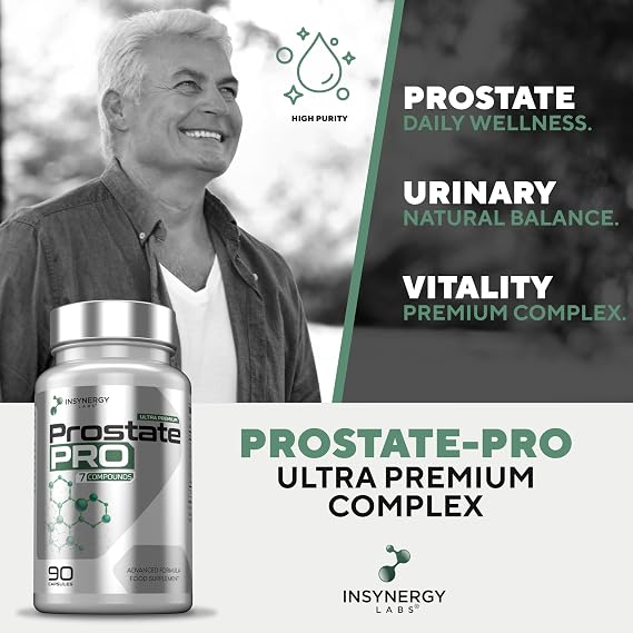 Ultra Premium Prostate Supplement - Prostate Pro, Prostate Supplements for Men | Stinging Nettle, Beta Sitosterol, Lycopene 90 Vegan Capsules Prostate Support