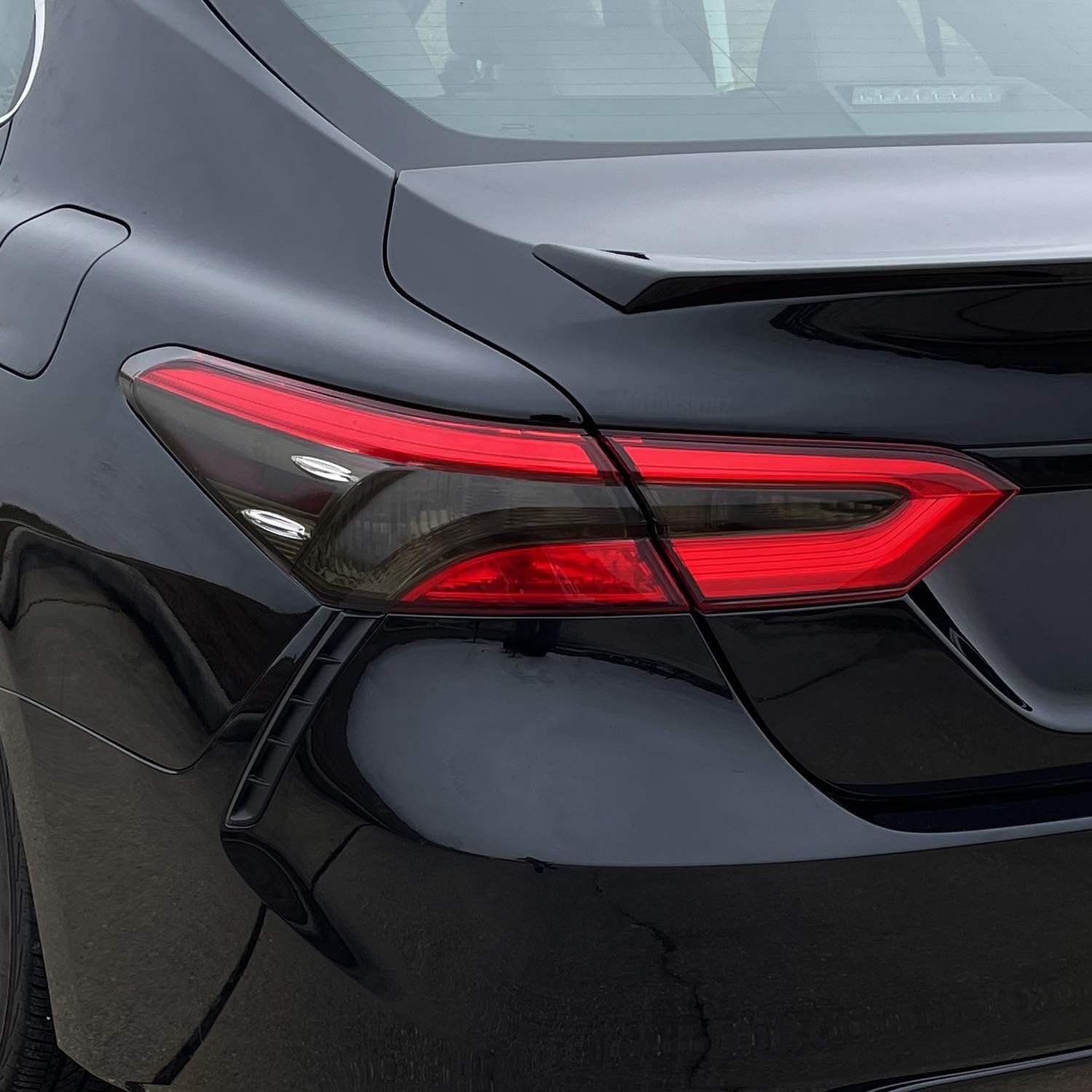 SlickMod PreCut Vinyl Smoke Tint for 2018-2022 Toyota Camry Tail Light (4. Turn Signal & Reverse, 20% Dark Smoke), TOY-CAM-1822-TL