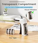 Embossing Label Maker Machine with Tapes, Vintage Embossed Label Maker, Retro Embosser Labeler with 3 Rolls Labels Waterproof for Home Office Kids DIY Crafting Scrapbooking Supplies, Black
