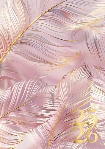 Agenda Scolaire Agenda Journalier  Un Jour par Page  12 x 17 cm Format Standard  280 Pages  Couverture Souple  Agenda Rose et Blanc  Collège, Lycée,