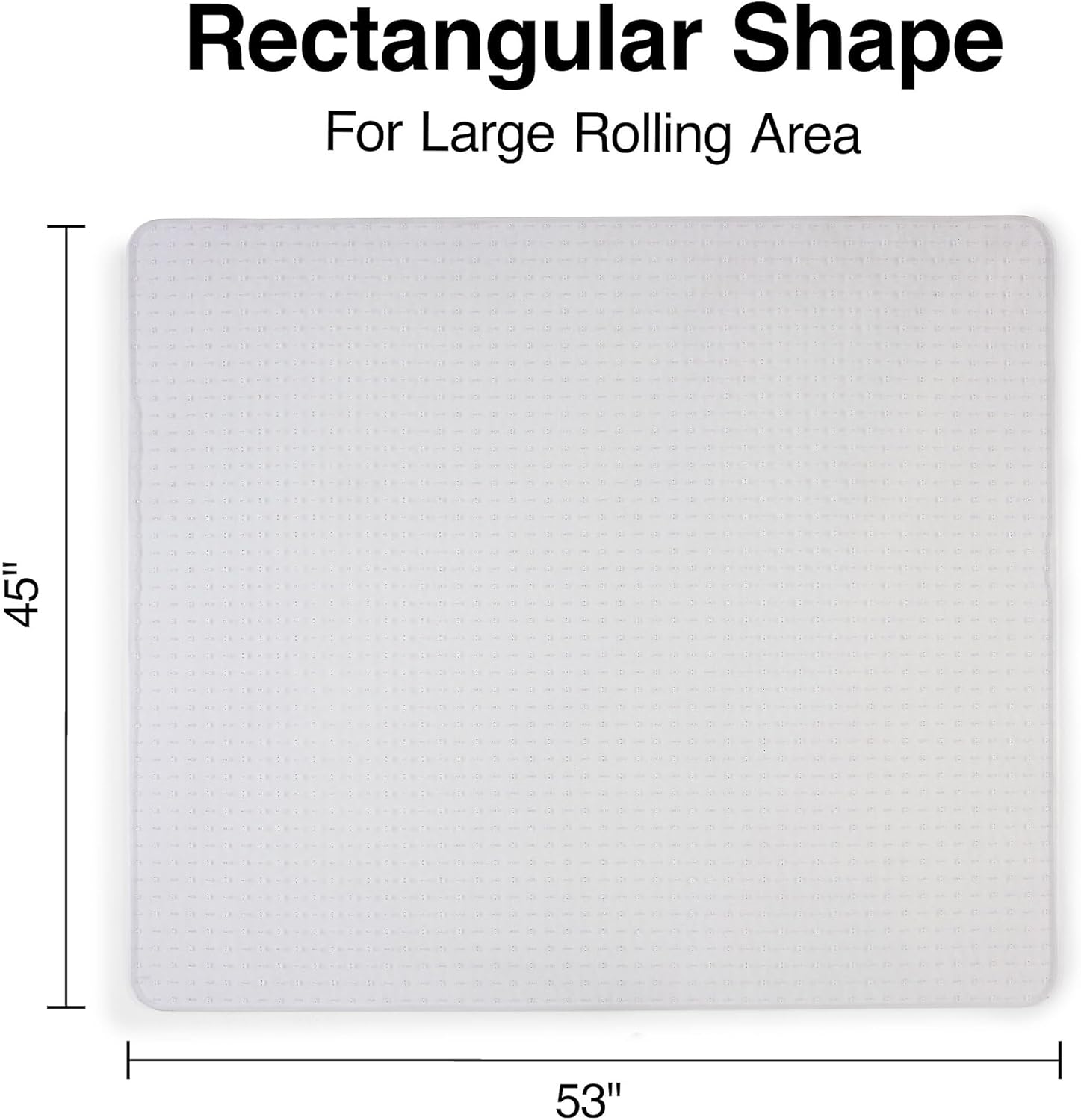 Staples 45X53 Low Pile Chair Mat No Lip