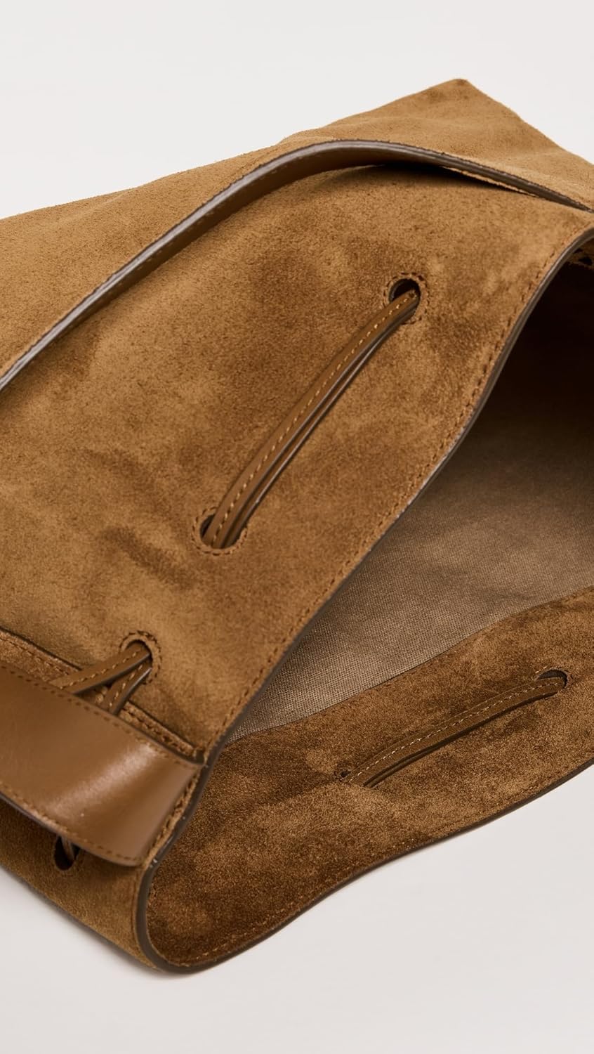 Madewell Women's Suede Drawstring Shoulder Bag - Image 5