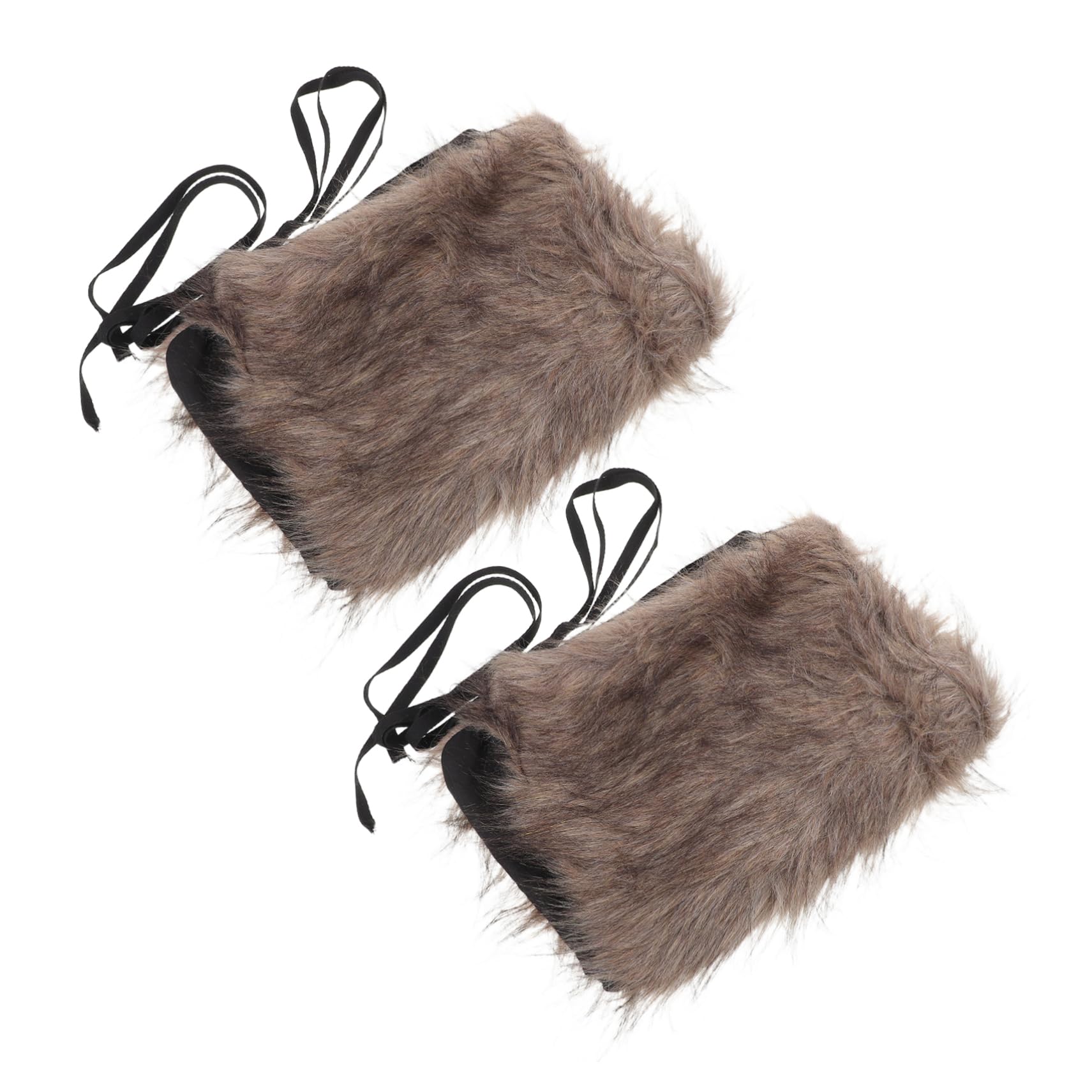 Guêtres Vikings en fourrure COLLBATH pour costume médiéval et cosplay - 8