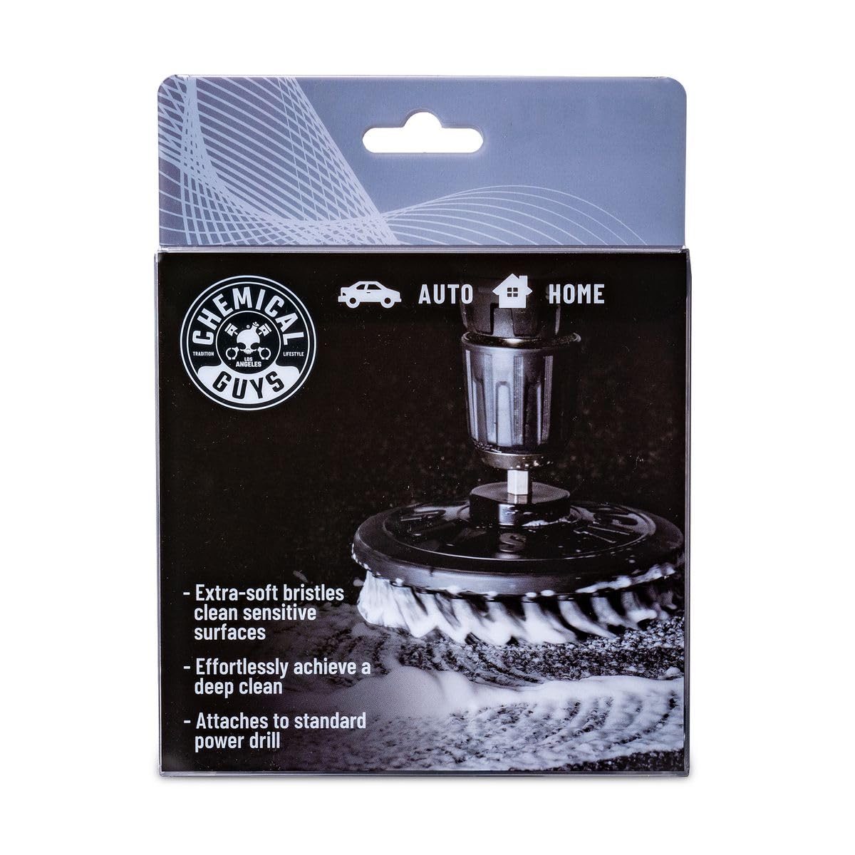 Chemical Guys ACC506 Light Duty Spinner Multi-Surface Drill Brush Attachment Fits Any Standard Drill - Power Scrubber Removes — view 4