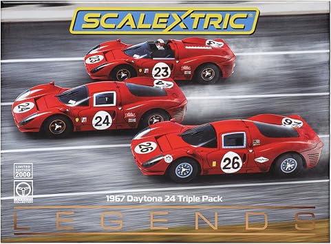 Scalextric 1967 Daytona 24 Triple Pack 132 Slot Race Car Limited Edition Box C4391A